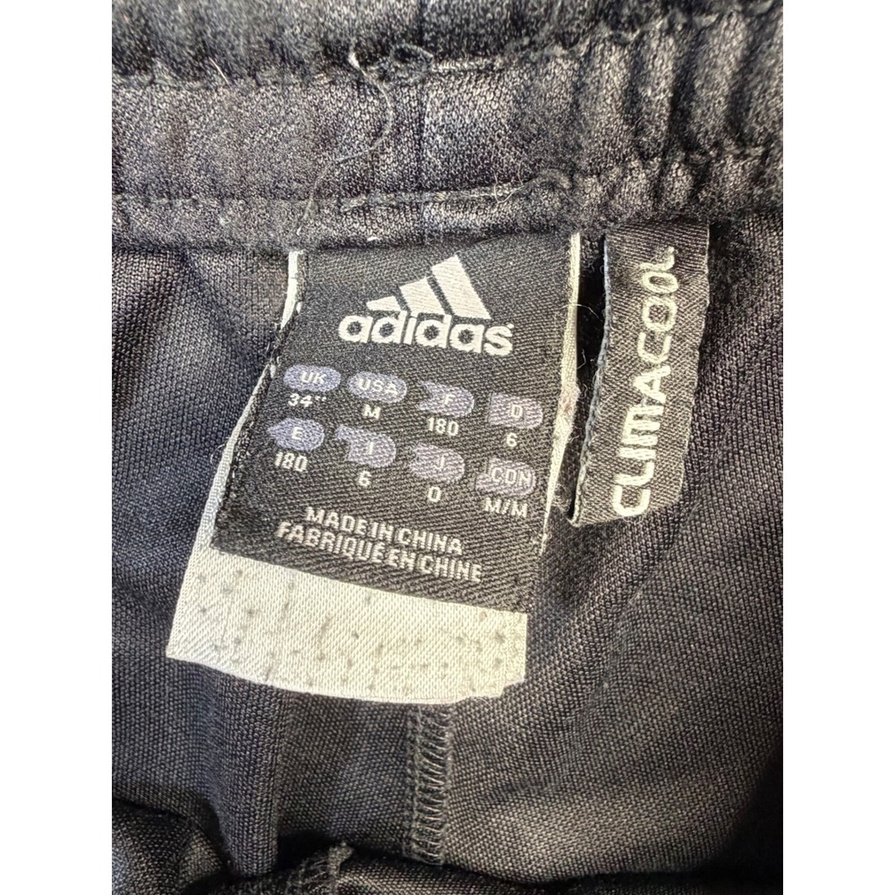 Adidas Climacool Training‎ Pants Mens Medium Black White Stripe Soccer Joggers - Picture 5 of 11